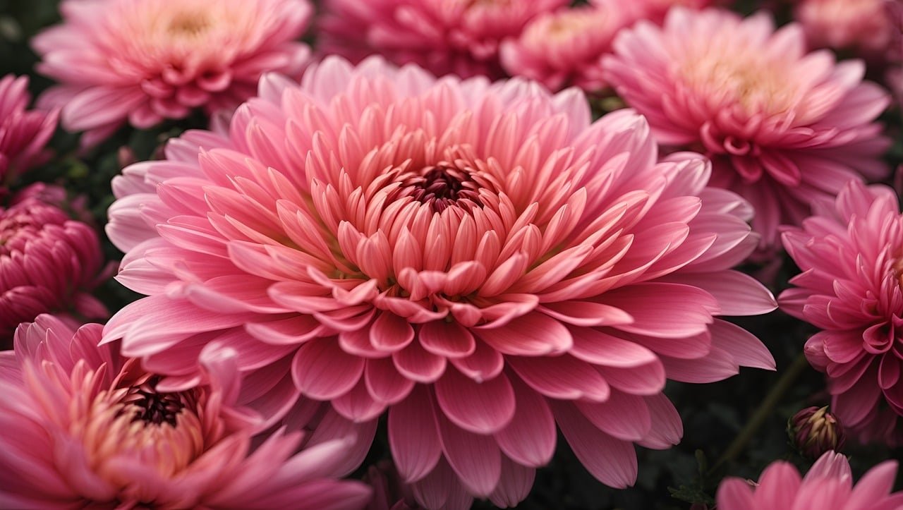 ai generated, flowers, chrysanthemums-8307881.jpg